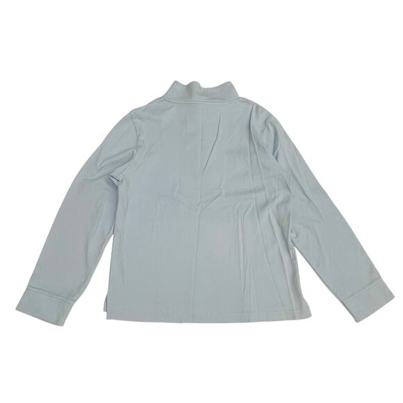 NWOT Pedal Size 7 Blue Quarter Zip Pullover - Picture 2 of 3